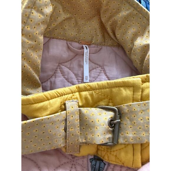 Free People Bali Ditzy Diamond Jacket NWOT XS Oversized - Picture 4 of 4